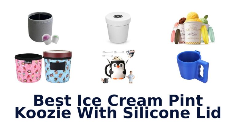 Best Ice Cream Pint Koozie With Silicone Lid