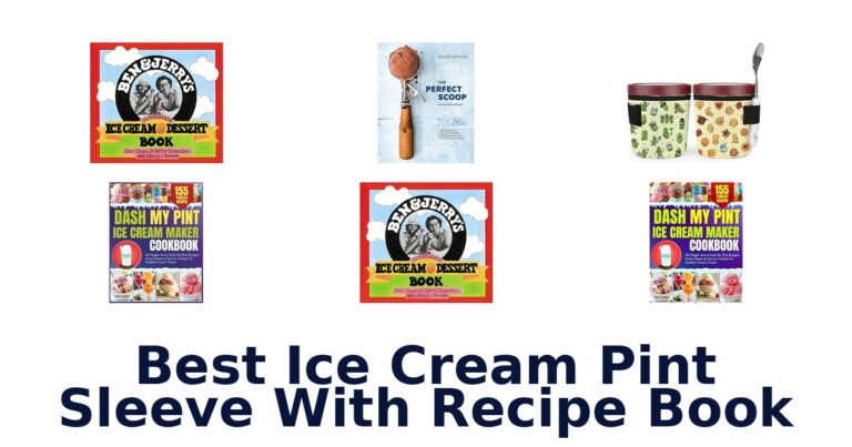 Best Ice Cream Pint Sleeve With Recipe Book Best Ice Cream Pint Sleeve With Recipe Book