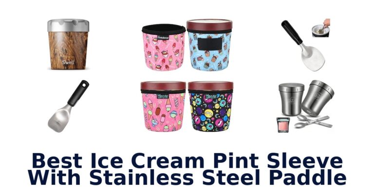 Best Ice Cream Pint Sleeve With Stainless Steel Paddle Best Ice Cream Pint Sleeve With Stainless Steel Paddle