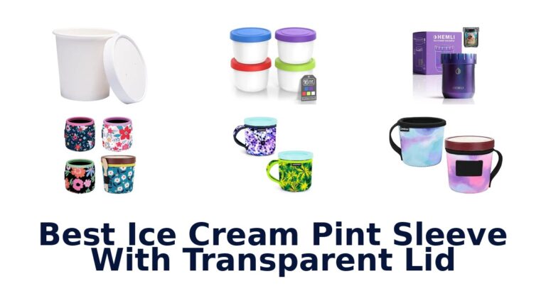 Best Ice Cream Pint Sleeve With Transparent Lid Best Ice Cream Pint Sleeve With Transparent Lid