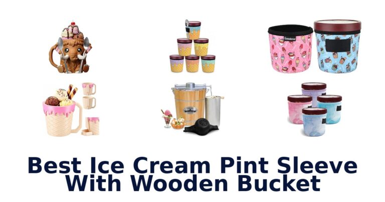 Best Ice Cream Pint Sleeve With Wooden Bucket Best Ice Cream Pint Sleeve With Wooden Bucket