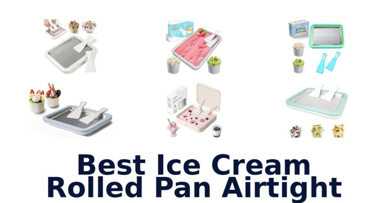 Best Ice Cream Rolled Pan Airtight