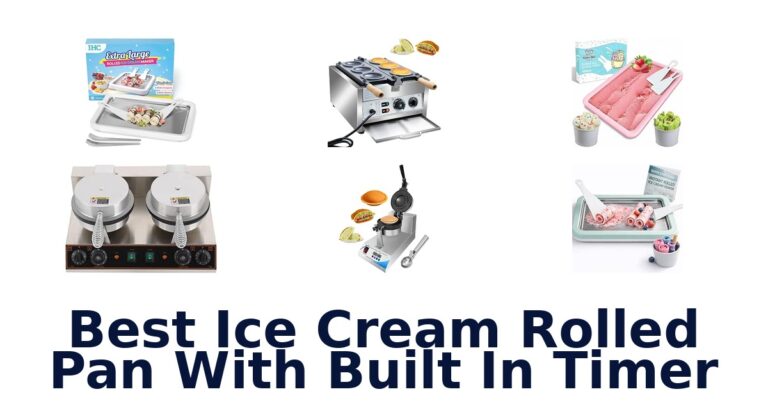 Best Ice Cream Rolled Pan With Built In Timer Best Ice Cream Rolled Pan With Built In Timer