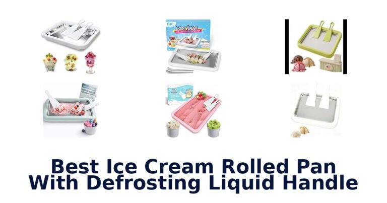 Best Ice Cream Rolled Pan With Defrosting Liquid Handle