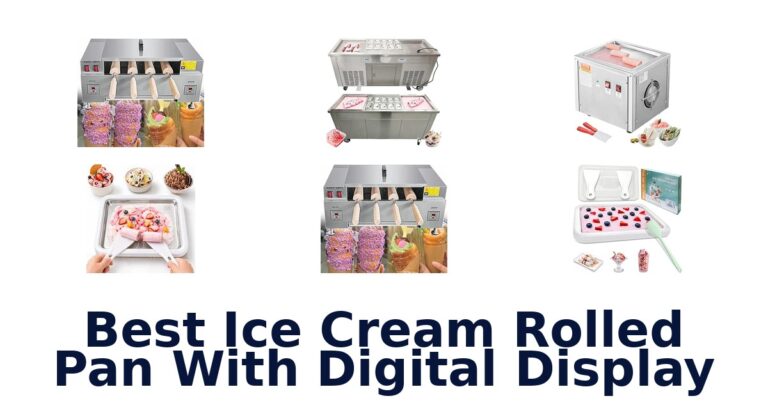Best Ice Cream Rolled Pan With Digital Display