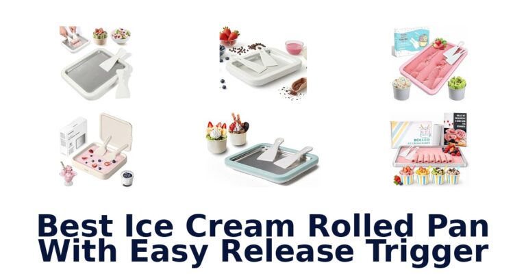 Best Ice Cream Rolled Pan With Easy Release Trigger Best Ice Cream Rolled Pan With Easy Release Trigger