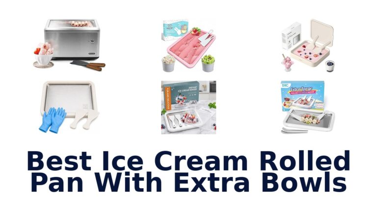 Best Ice Cream Rolled Pan With Extra Bowls