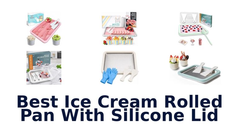 Best Ice Cream Rolled Pan With Silicone Lid