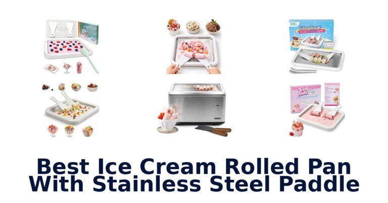 Best Ice Cream Rolled Pan With Stainless Steel Paddle