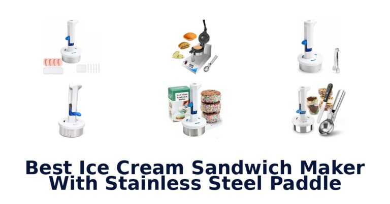 Best Ice Cream Sandwich Maker With Stainless Steel Paddle