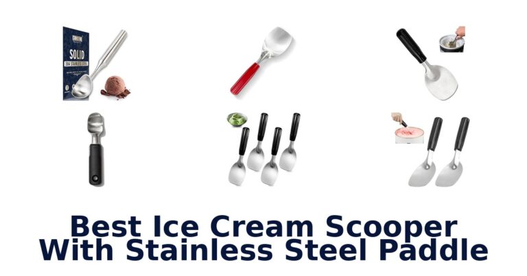Best Ice Cream Scooper With Stainless Steel Paddle