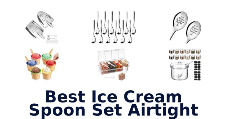 Best Ice Cream Spoon Set Airtight