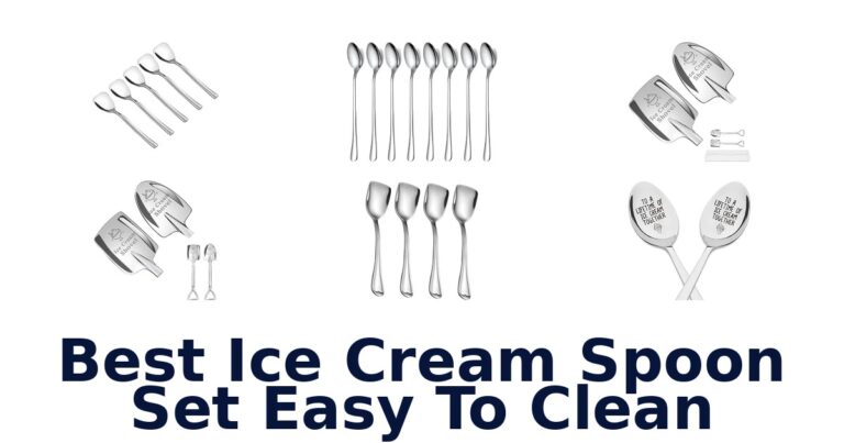 Best Ice Cream Spoon Set Easy To Clean