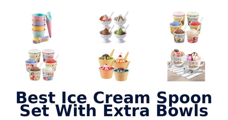 Best Ice Cream Spoon Set With Extra Bowls