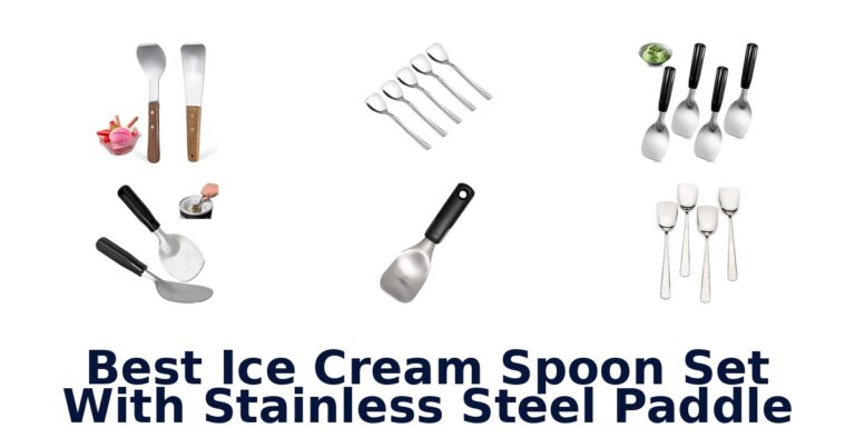 Best Ice Cream Spoon Set With Stainless Steel Paddle Best Ice Cream Spoon Set With Stainless Steel Paddle
