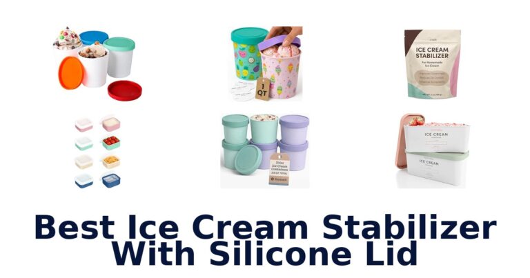 Best Ice Cream Stabilizer With Silicone Lid