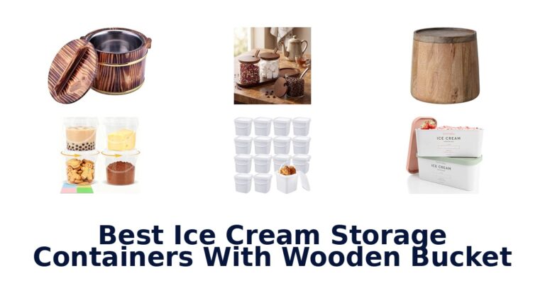 Best Ice Cream Storage Containers With Wooden Bucket Best Ice Cream Storage Containers With Wooden Bucket