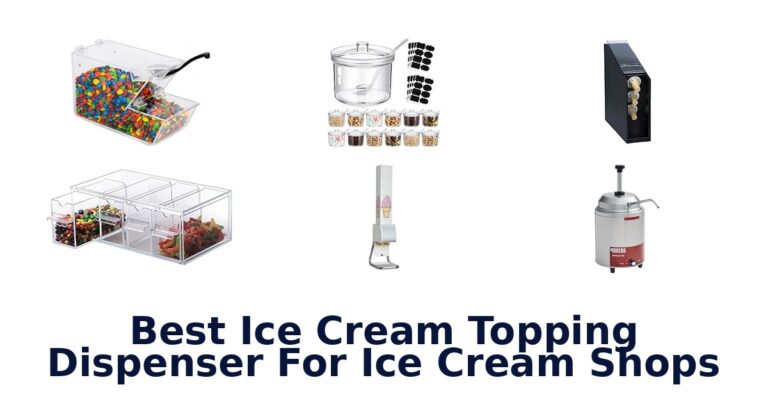 Best Ice Cream Topping Dispenser For Ice Cream Shops