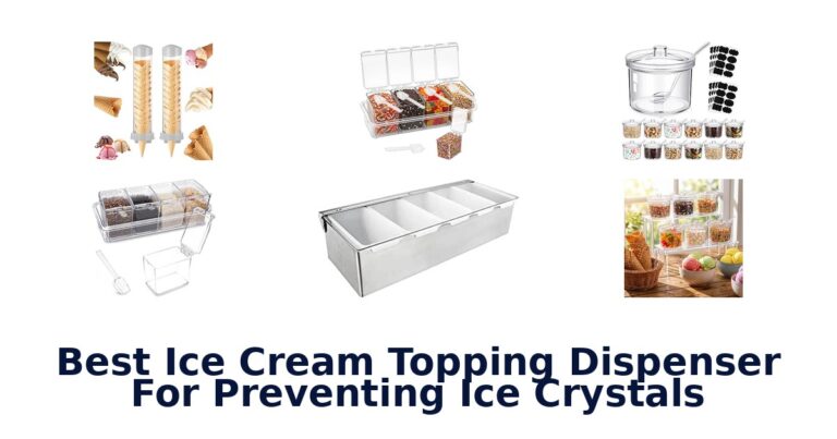 Best Ice Cream Topping Dispenser For Preventing Ice Crystals