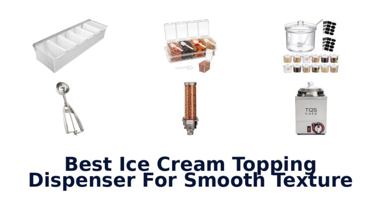 Best Ice Cream Topping Dispenser For Smooth Texture