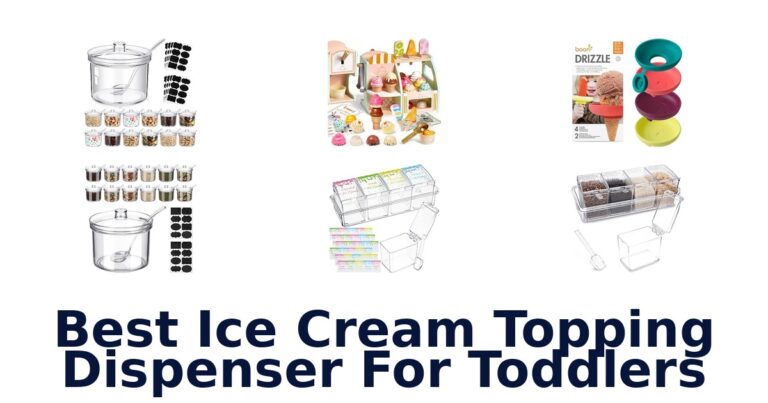 Best Ice Cream Topping Dispenser For Toddlers