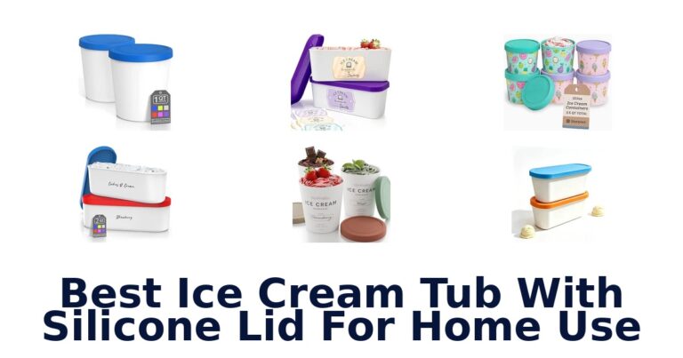 Best Ice Cream Tub With Silicone Lid For Home Use