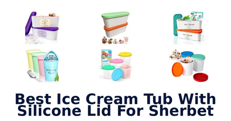 Best Ice Cream Tub With Silicone Lid For Sherbet