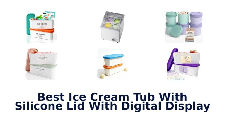 Best Ice Cream Tub With Silicone Lid With Digital Display