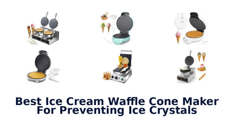 Best Ice Cream Waffle Cone Maker For Preventing Ice Crystals