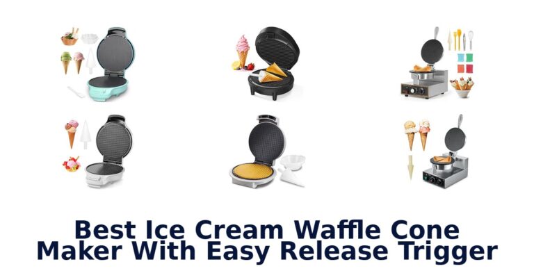 Best Ice Cream Waffle Cone Maker With Easy Release Trigger