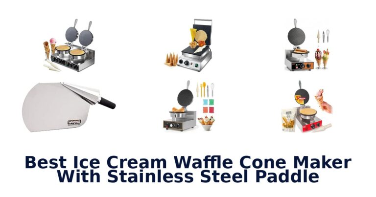 Best Ice Cream Waffle Cone Maker With Stainless Steel Paddle