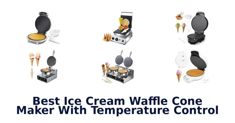 Best Ice Cream Waffle Cone Maker With Temperature Control