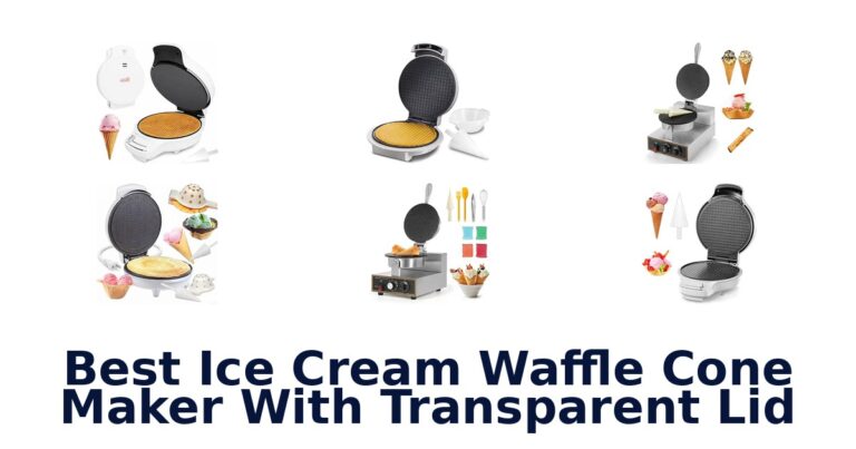 Best Ice Cream Waffle Cone Maker With Transparent Lid