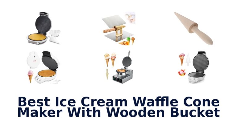 Best Ice Cream Waffle Cone Maker With Wooden Bucket