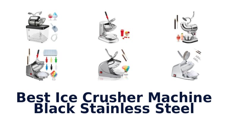Best Ice Crusher Machine Black Stainless Steel