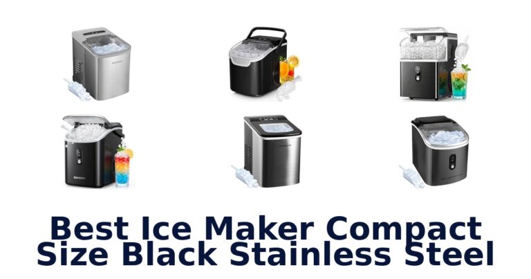 Best Ice Maker Compact Size Black Stainless Steel