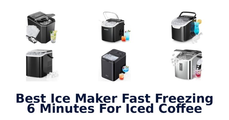 Best Ice Maker Fast Freezing 6 Minutes For Iced Coffee
