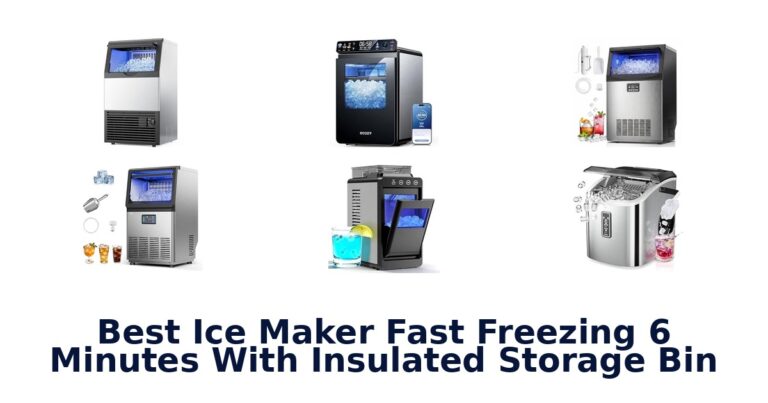 Best Ice Maker Fast Freezing 6 Minutes With Insulated Storage Bin