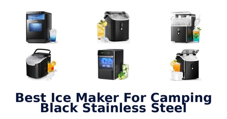 Best Ice Maker For Camping Black Stainless Steel