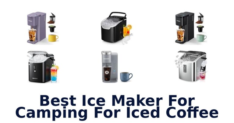 Best Ice Maker For Camping For Iced Coffee Best Ice Maker For Camping For Iced Coffee