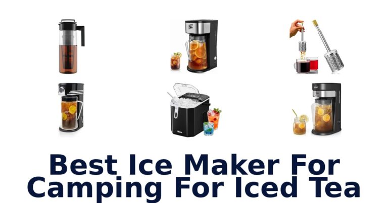 Best Ice Maker For Camping For Iced Tea