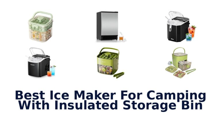Best Ice Maker For Camping With Insulated Storage Bin