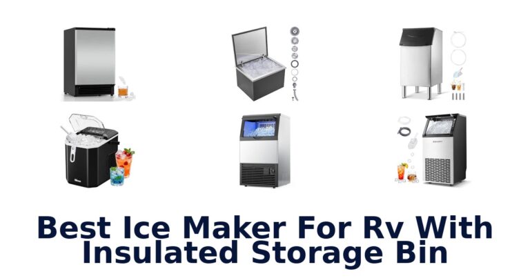 Best Ice Maker For RV With Insulated Storage Bin