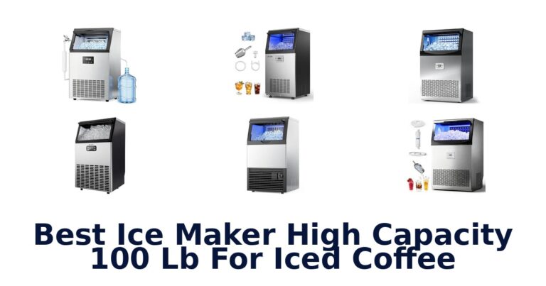 Best Ice Maker High Capacity 100 lb For Iced Coffee