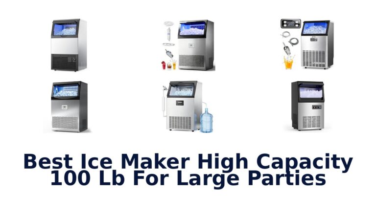 Best Ice Maker High Capacity 100 lb For Large Parties