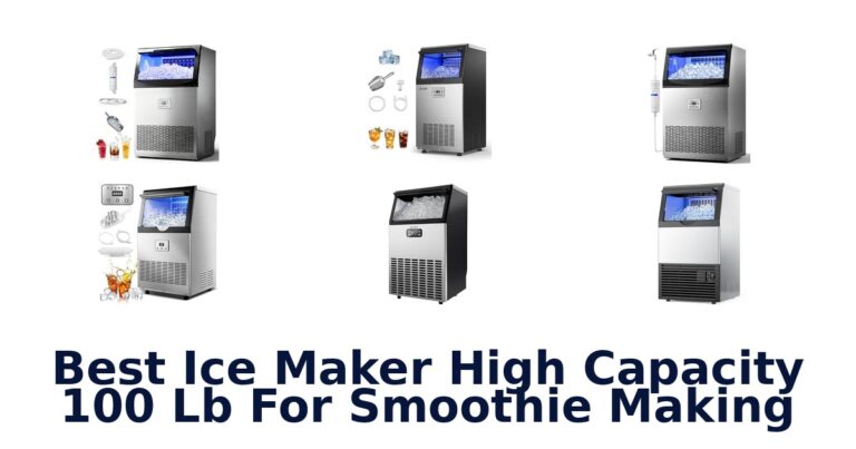 Best Ice Maker High Capacity 100 lb For Smoothie Making