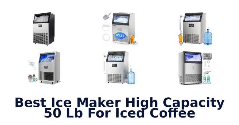 Best Ice Maker High Capacity 50 lb For Iced Coffee