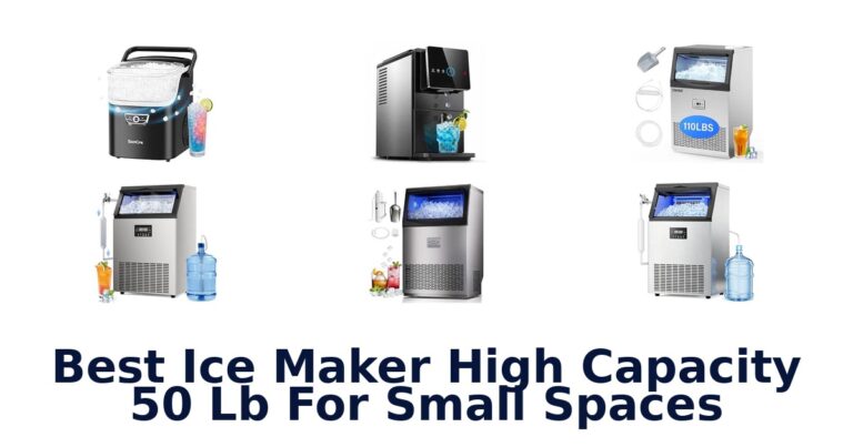 Best Ice Maker High Capacity 50 lb For Small Spaces