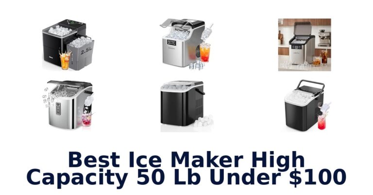 Best Ice Maker High Capacity 50 lb Under $100 Best Ice Maker High Capacity 50 lb Under $100