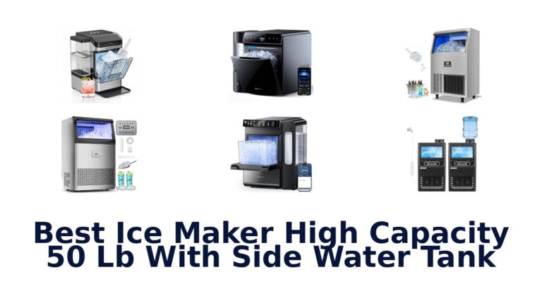 Best Ice Maker High Capacity 50 lb With Side Water Tank Best Ice Maker High Capacity 50 lb With Side Water Tank